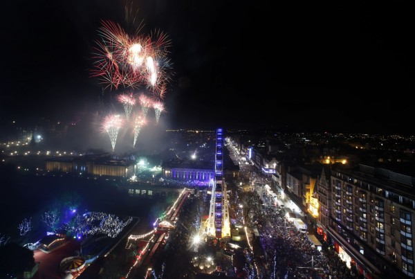 Hogmanay New Year celebrations in 2014