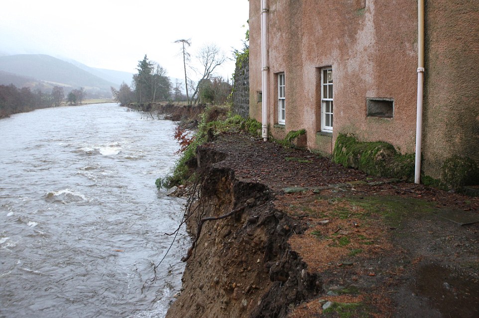 Floods: Castle On Brink Of Collapse Into River