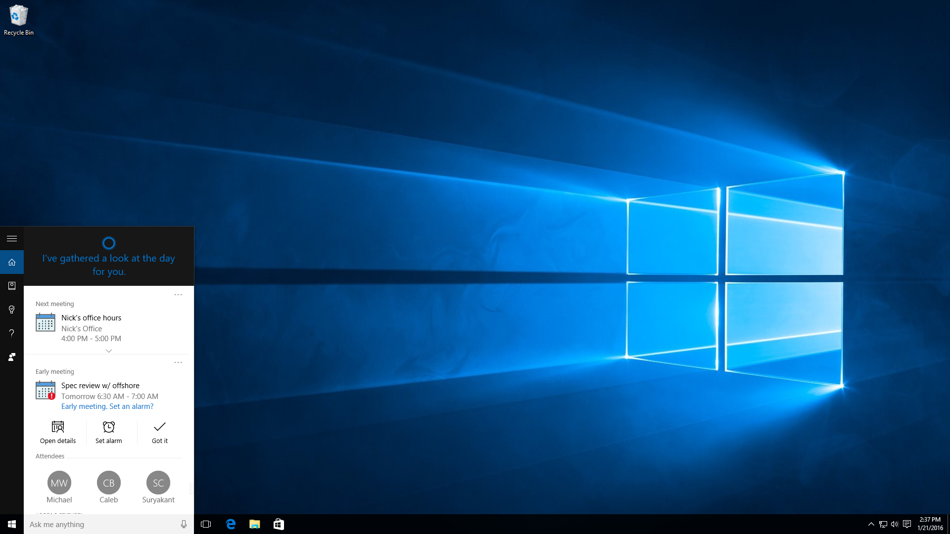 Windows 10's Cortana will remind you to keep promises made in emails