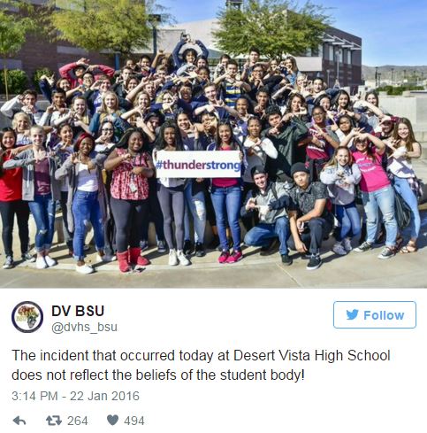 Racism In Desert Vista High School