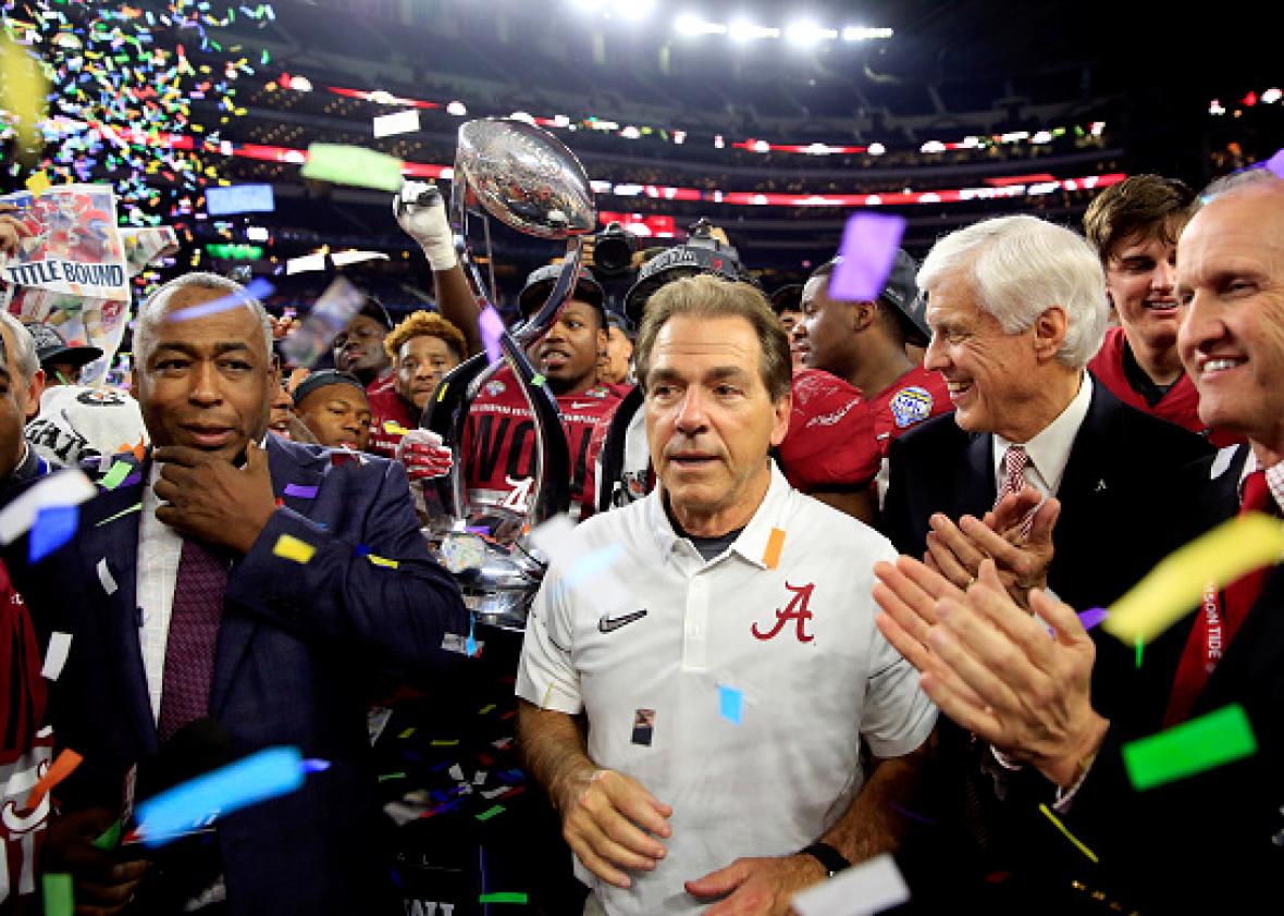 Nick Saban Might Be the Greatest College Coach of All-Time. He's Definitely