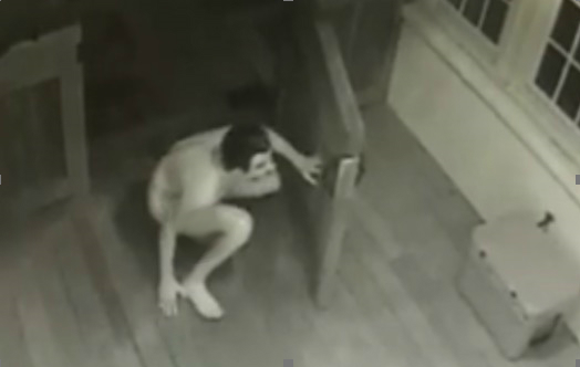 Naked creep in Ronald Reagan mask caught trespassing on security video