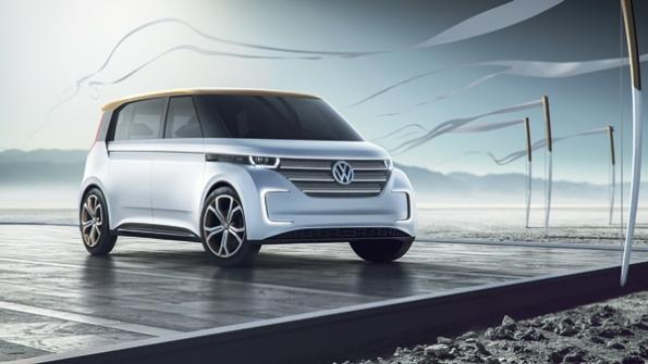 Hippie dreams: VW shows off electric Microbus concept