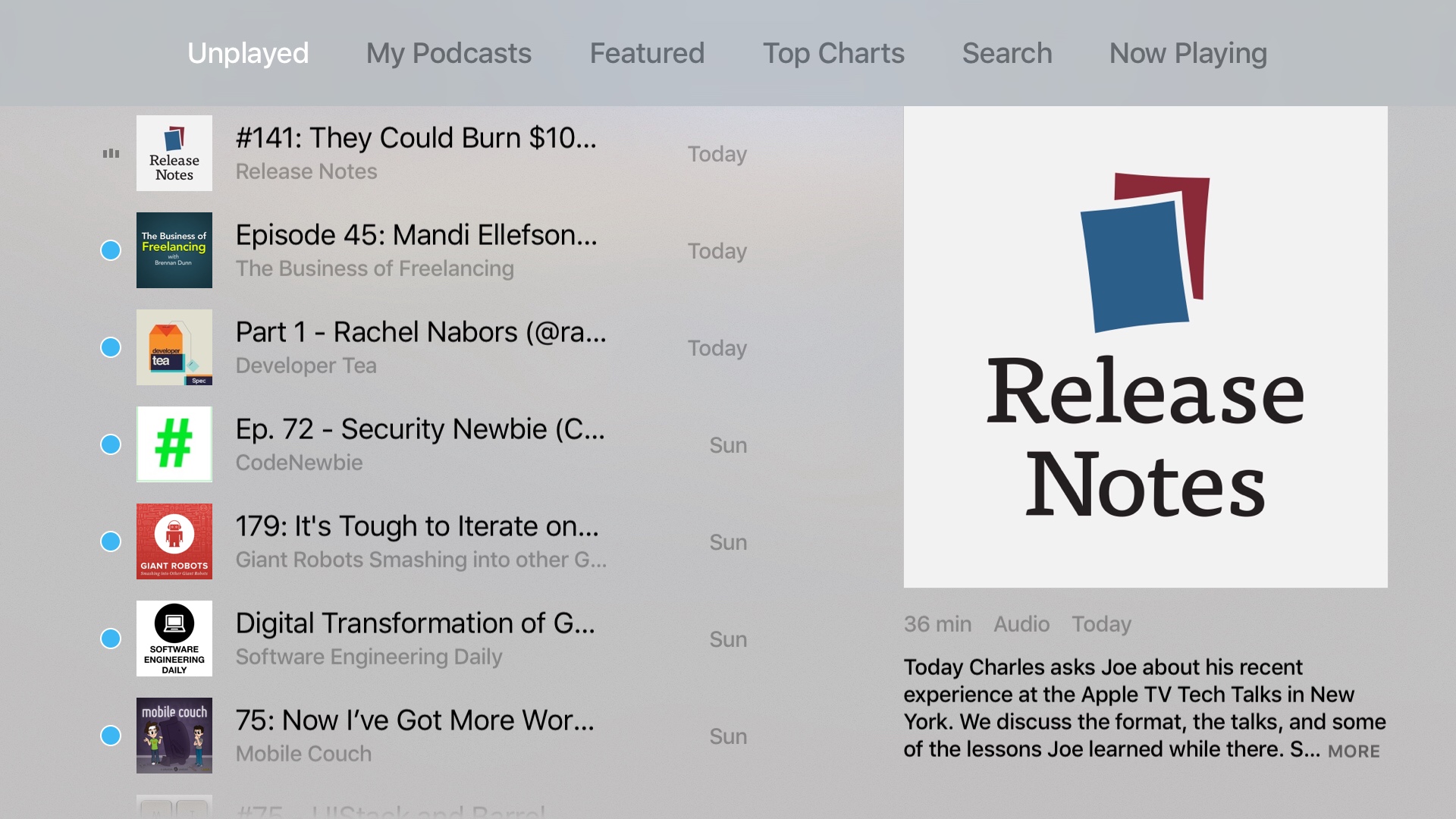 Apple TV officially has that podcasting app you probably didn't want
